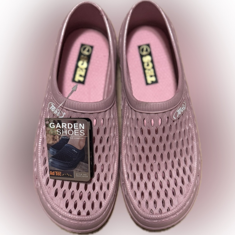 Pink Mesh Slip-On Shoes